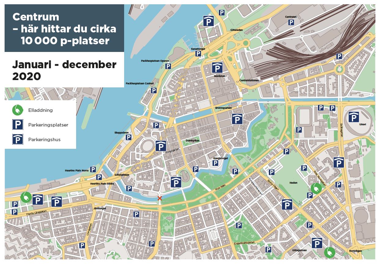 parkeringshus göteborg karta Centrala Goteborg Parkering Goteborg parkeringshus göteborg karta